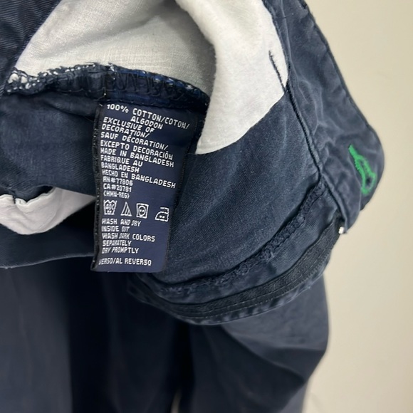 Tommy Hilfiger Navy Blue Khaki Shorts Size 36 - Picture 5 of 6